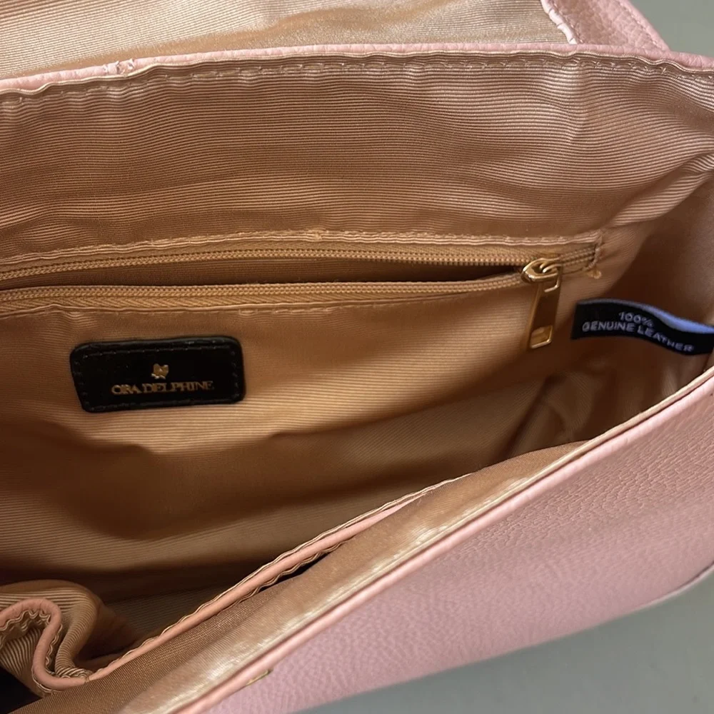 Ora Delphine Pink Summer Handbag - Picture 3 of 4